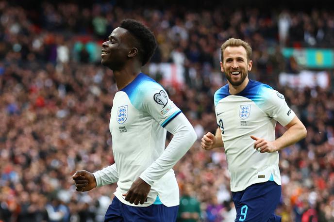 Bukayo Saka | Bukayo Saka je bil izbran za najboljšega angleškega reprezentanta v letu 2022. Harry Kane je osvojil tretje mesto. | Foto Reuters