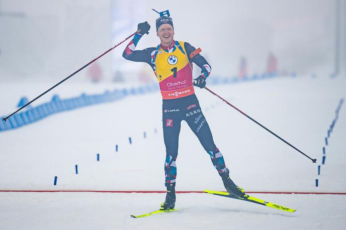 svetovno prvenstvo, zasledovanje, moški, Oberhof | Johannes Thingnes Boe je osvojil še tretjo zlato odličje v Oberhofu. | Foto Grega Valančič/Sportida