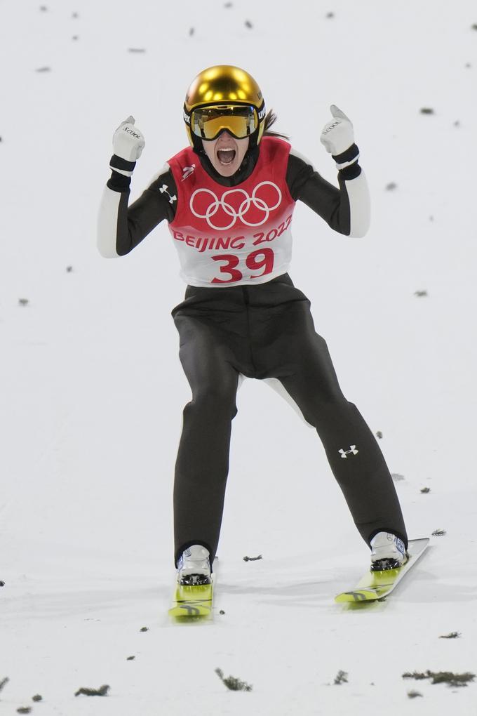 Veliko veselje, ko je vedela, da je medalja njena. | Foto: Guliverimage/Vladimir Fedorenko