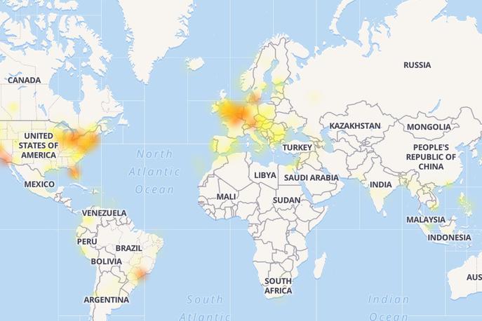 Izpad facebooka downdetector | Foto zajem zaslona