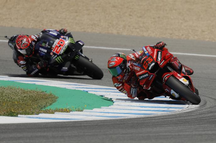 Jerez Francesco Bagnaia | Francesco Bagnaia je pridirkal svojo prvo zmago v sezoni. | Foto Reuters