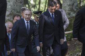 Borut Pahor Vladimir Putin Ruska kapelica Vršič