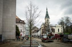 Tako napreduje Gosposvetska: začeli so zasajati drevesa #foto