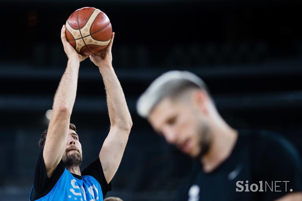 slovenska košarkarska reprezentanca trening