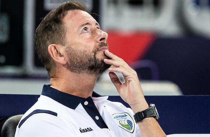 Strokovnjak iz kraja San Severino Marche je Macerati v oko padel po prvi osvojitvi italijanskega prvenstva s Cuneom. | Foto: Grega Valančič/Sportida