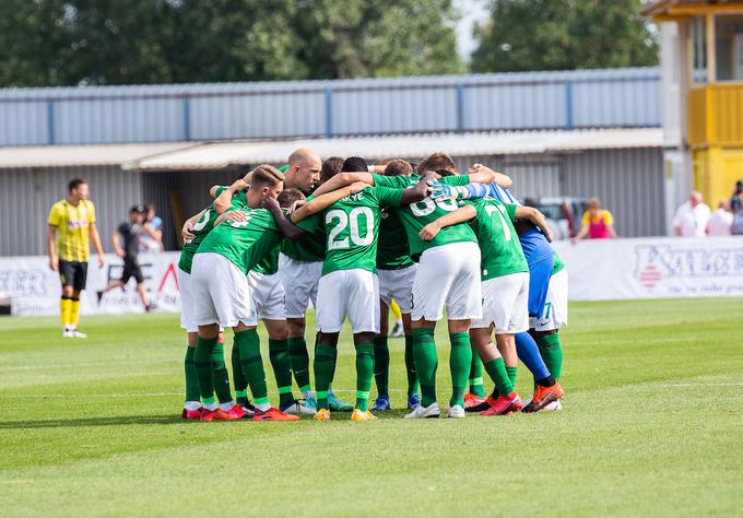 Olimpija si je zagotovila napredovanje. | Foto: Nik Moder/Sportida