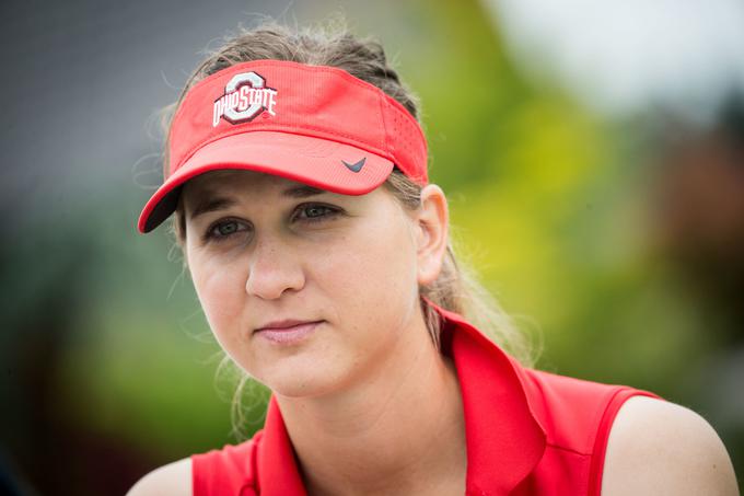 "LPGA (profesionalno žensko združenje, op. a.) je nekaj najboljšega, in to mi je cilj. Zelo dobro skrbijo zate, nenehno si na TV, veliko turnirjev je." | Foto: Vid Ponikvar