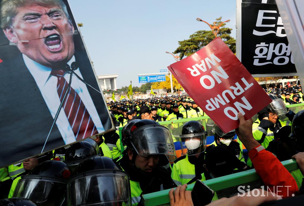 donald trump, Južna Koreja