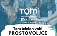 TOM Ljubljana išče nove prostovoljce in prostovoljke