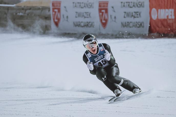 Anže Lanišek | Anže Lanišek še tretjič v sezoni na zmagovalnem odru. Drugič je stal na drugi stopnički in bil le streljaj oddaljen od krstne zmage. | Foto Sportida