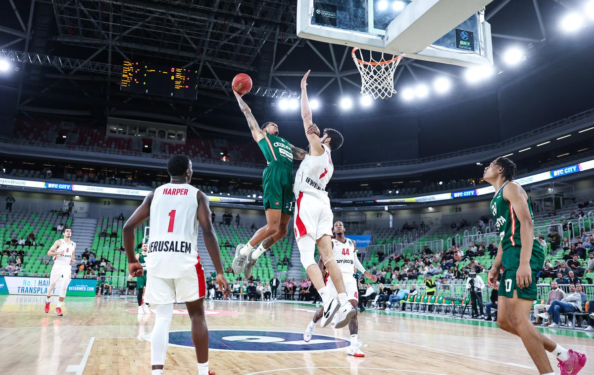 Cedevita Olimpija - Hapoel Jeruzalem | Cedevita Olimpija ostaja pri štirih zmagah v letošnjem EuroCupu. | Foto Aleš Fevžer