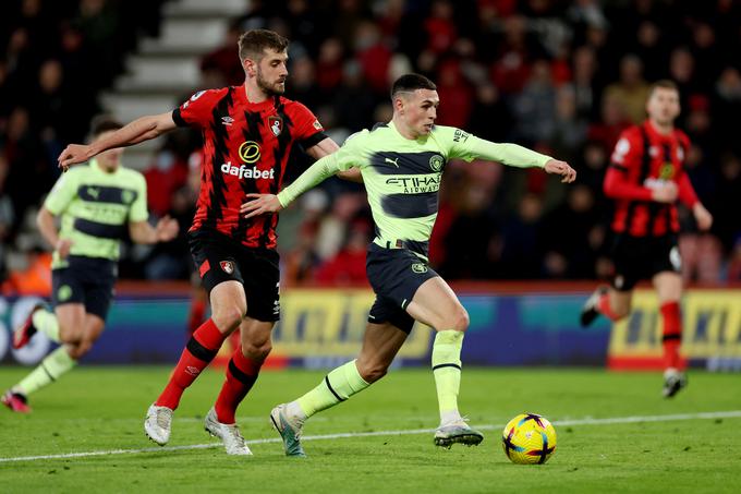 Phil Foden je zadel za vodstvo Manchestra Cityja z 1:0. | Foto: Reuters