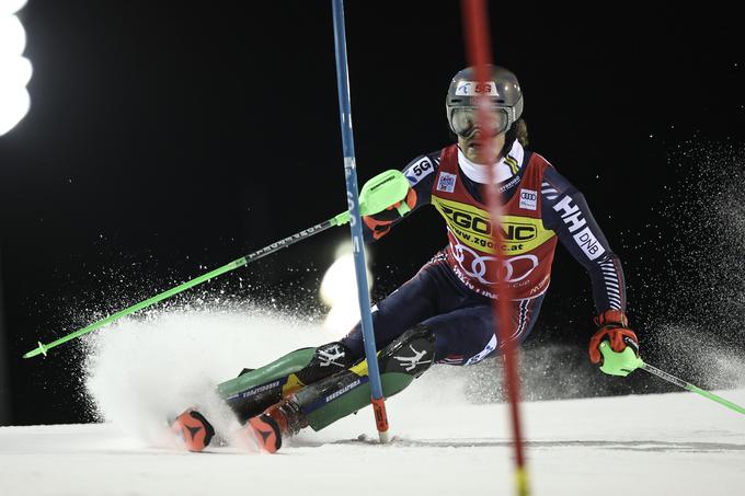 Lucas Braathen je dobil prvo vožnji, a bil na koncu le četrti. | Foto: AP / Guliverimage