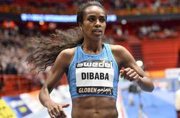 Dibaba postavila še drugi izid vseh časov v teku na 3000 metrov