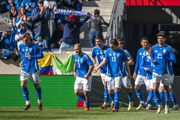 Italija Ekvador Pellegrini | Italiji je pot do zmage nad Ekvadorjem z zadetkom v 3. minuti odprl Lorenzo Pellegrini. | Foto Guliverimage