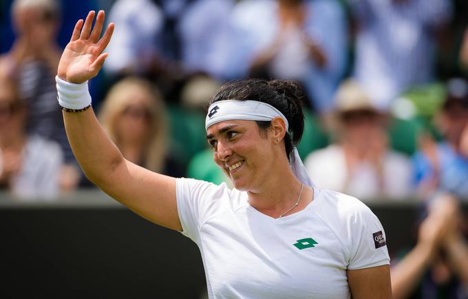 Ons Jabeur je prva Tunizijka z uvrstitvijo v četrtfinale Wimbledona. | Foto: Guliverimage/Vladimir Fedorenko