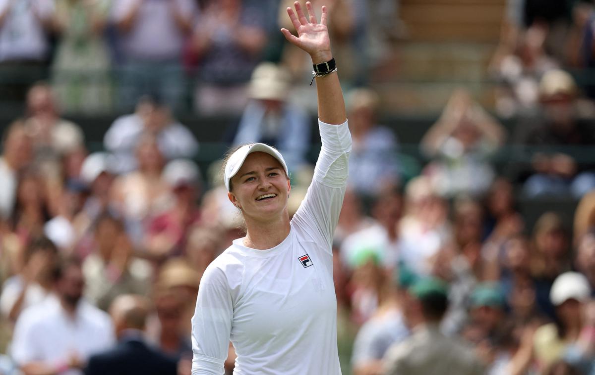 Barbora Krejčikova | Nekaj več dela je imela 31. nosilka Barbora Krejčikova. | Foto Reuters