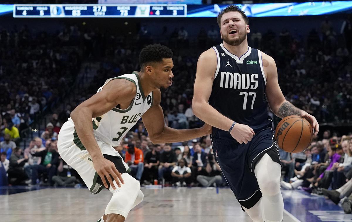 Giannis Antetokounmpo Luka Dončić | Giannis Antetokounmpo in Luka Dončić se ne bosta merila le v klubskih dresih. | Foto Guliver Image