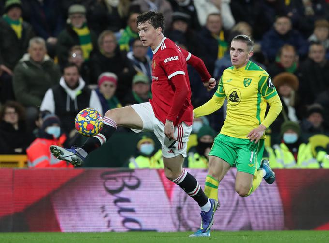 Victor Lindelöf je zaradi dihalne stiske predčasno končal zadnjo tekmo Man Uniteda. | Foto: Guliverimage/Vladimir Fedorenko