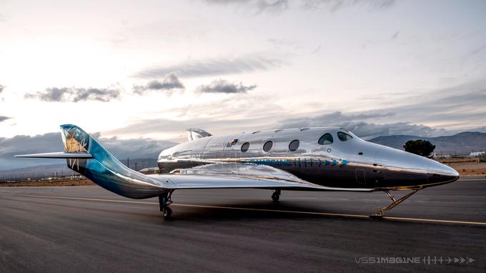 VSS Imagine je namenjen vesoljskemu turizmu. | Foto: Virgin Galactic