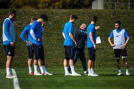 Slovenska nogometna reprezentanca Trening Brdo