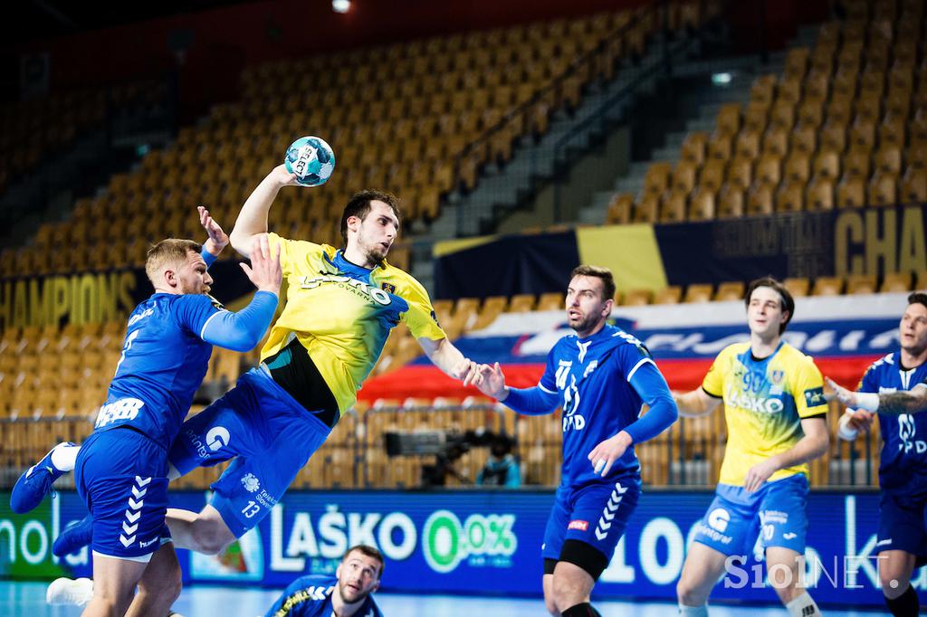 Celje Pivovarna Laško : PPD Zagreb, liga prvakov