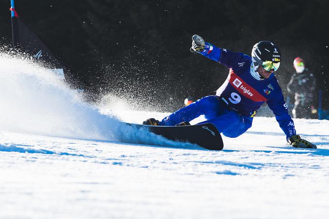 Aaron March je osvojil prvi veliki kristalni globus v karieri. Vodstvo v skupnem seštevku je še utrdil z današnjo zmago. | Foto: AP / Guliverimage