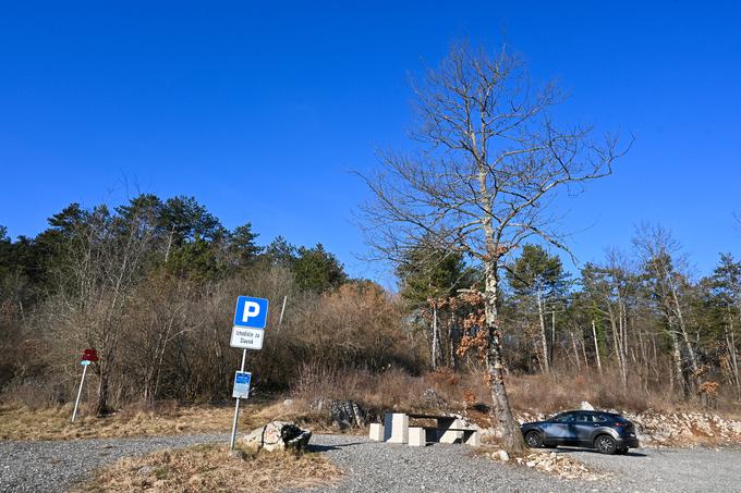 Lepo urejeno novo parkirišče za vzpon na Slavnik v Skadanščini | Foto: Matej Podgoršek