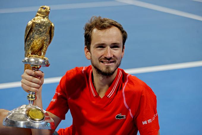 Danil Medvedjev je bil najboljši v Katarju. | Foto: Reuters