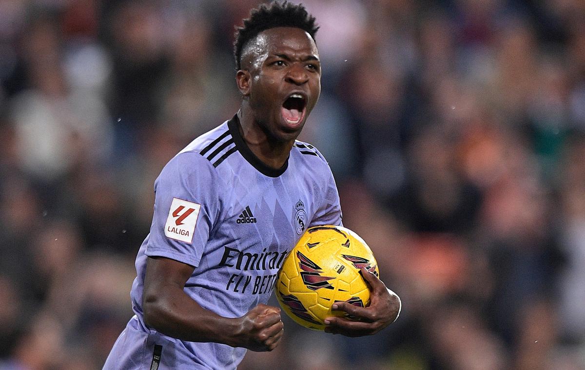 Vinicius Junior | Vinicius Junior je rešil točko Realu na gostovanju v Valencii. | Foto Guliverimage