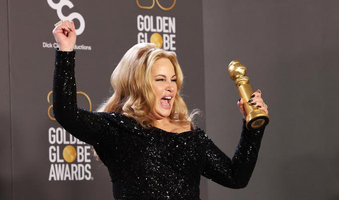 Jennifer Coolidge je za vlogo v Belem lotosu dobila nagrado za najboljšo stransko vlogo v omejeni seriji. | Foto: Reuters