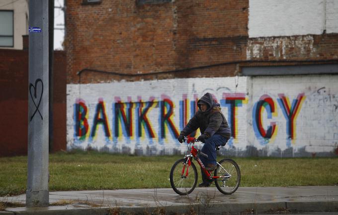 Leta 2013 je bil Detroit prisiljen razglasiti stečaj predvsem zaradi krize ameriške avtomobilske industrije, ki je bila in je še vedno steber gospodarstva tega velemesta.  | Foto: Reuters