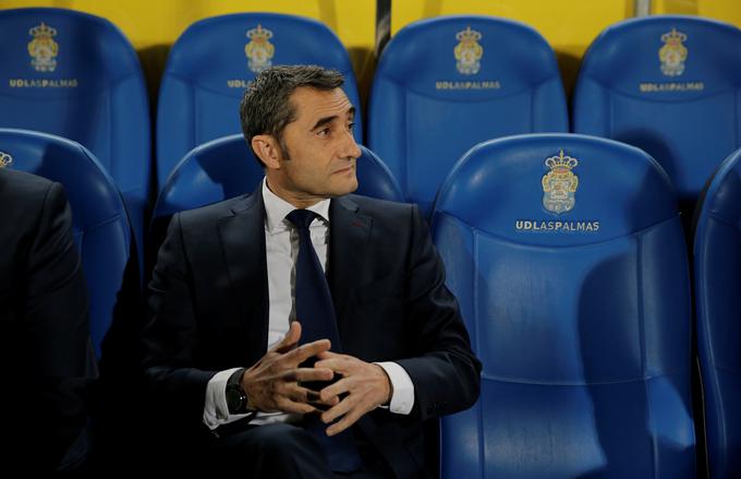 Ernesto Valverde z Barcelono v tej sezoni sploh še ni izgubil v španskem prvenstvu. | Foto: Reuters