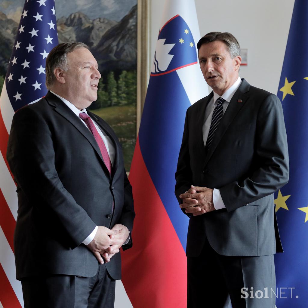 Mike Pompeo Borut Pahor