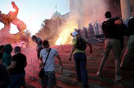 Protesti v Beogradu