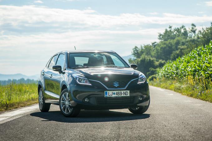 Suzuki baleno je bil med vsemi štirimi testi (spremljali so ga še: toyota prius, mitsubishi L200 in BMW X1) najbolje bran. | Foto: Siol.net/ A. P. K.