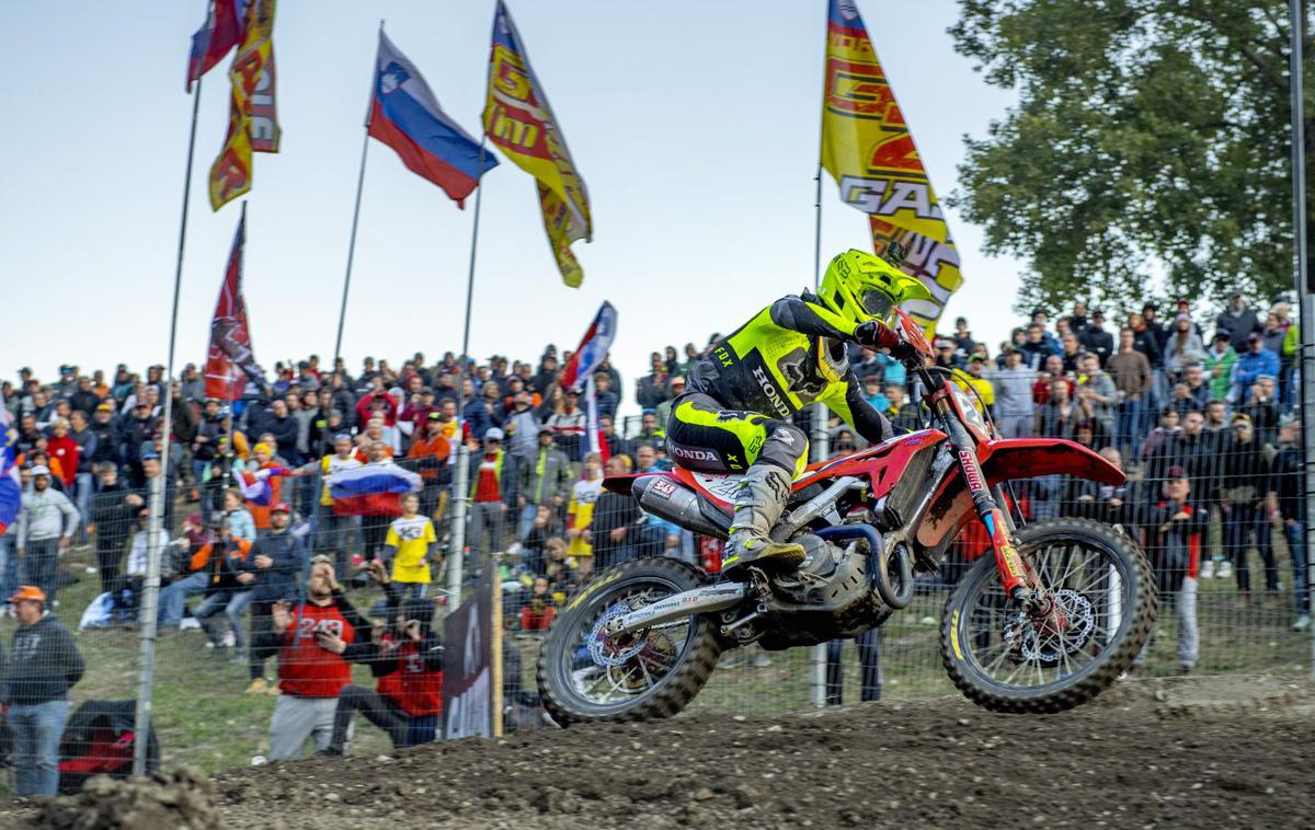 Tim Gajser Trentino | Tim Gajser je v Pietramurati dirkal pred množico slovenskih navijačev. | Foto Honda Pro Racing/ShotbyBavo