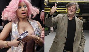 Nicki Minaj bo naučila igralca Stephena Fryja rapati