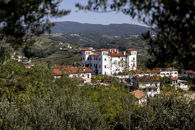 Grad Dobrovo, kjer je živel znameniti grof De Baguer, zdaj pa tam zorijo najboljša vina Kleti Brda | Foto: Ana Kovač