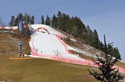 Kitzbühel sneg še čaka, a je Streif dobro pripravljen