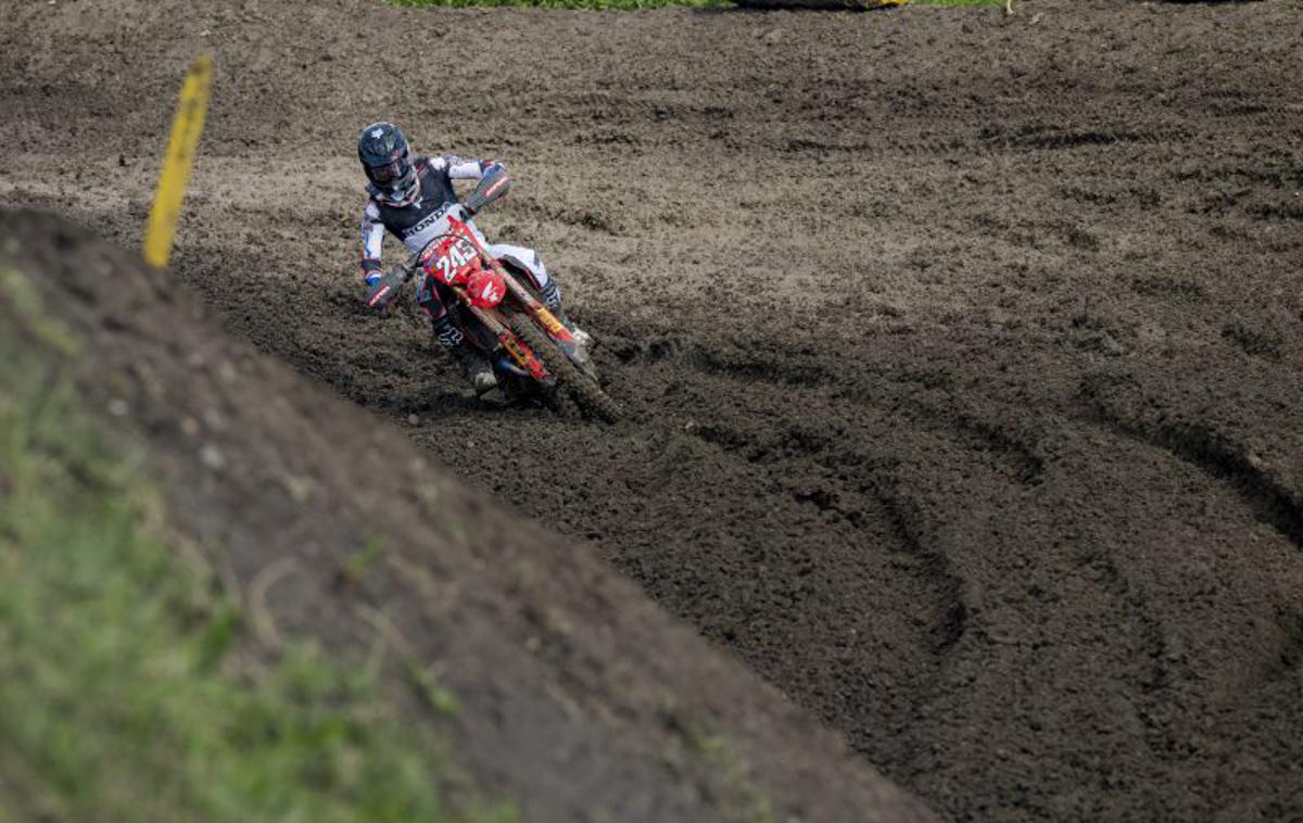 Tim Gajser Honda Nemčija | Tim Gajser je v soboto dobil kvalifikacijsko vožnjo – tretjič v letošnji sezoni. | Foto Honda Racing/ShotbyBavo