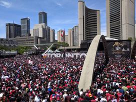 Slavje NBA naslova Toronto Raptors