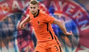 Matthijs de Ligt tudi uradno v Bayern, Ukrajinec iz Man Cityja k Arsenalu