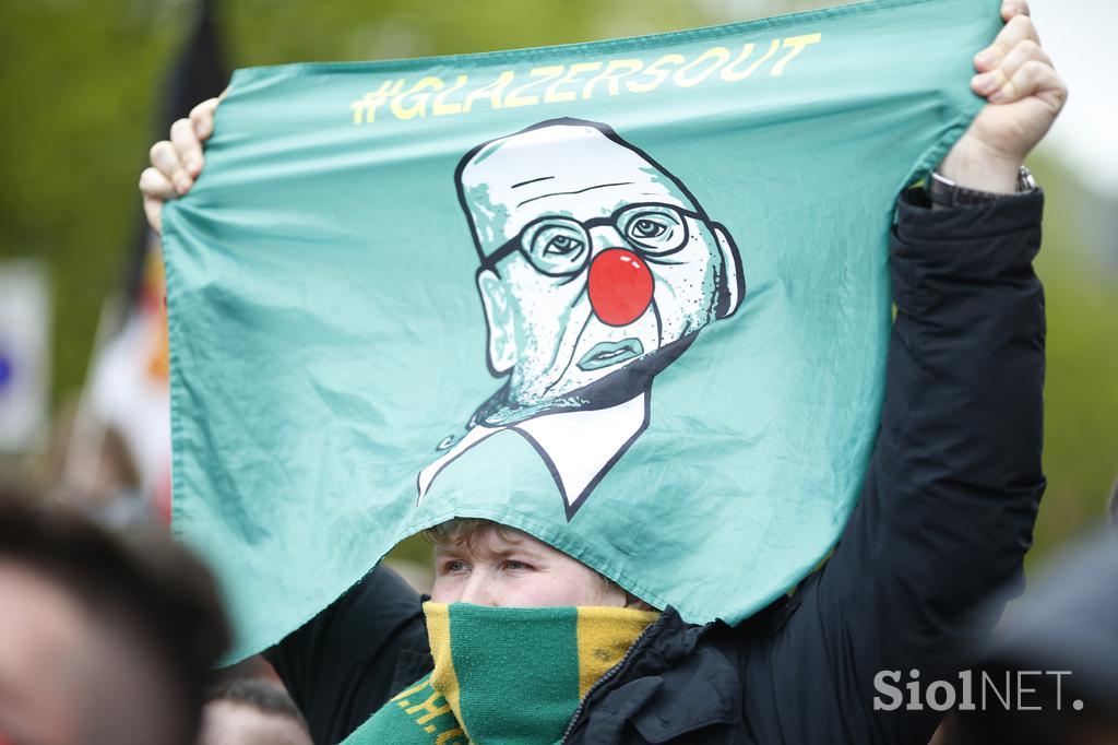 Manchester United navijači protest