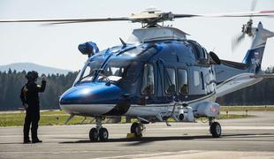 Letalska policijska enota dobila nov helikopter