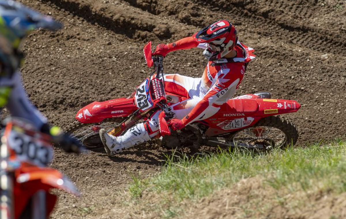 Loket Tim Gajser Honda | Tim Gajser je prvo dirko po težki poškodbi končal na sedmem mestu. | Foto Honda Racing/ShotbyBavo