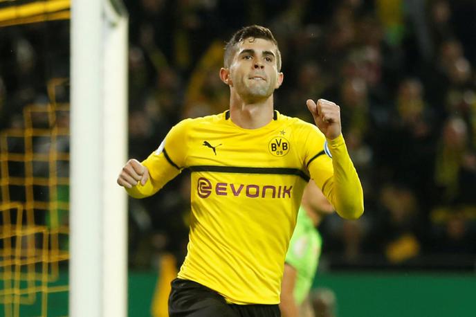 Christian Pulisic | Christian Pulisic je pol leta pred iztekom pogodbe pri Borussii podpisal za Chelsea. Za modre bo zanimivo zaigral šele v naslednji sezoni. | Foto Reuters