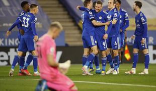 Leicester po preobratu trdno na tretjem mestu