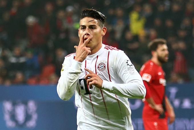 James Rodriguez bo na današnji tekmi zagotovo najbolj motiviran nogometaš Bayerna. | Foto: Reuters