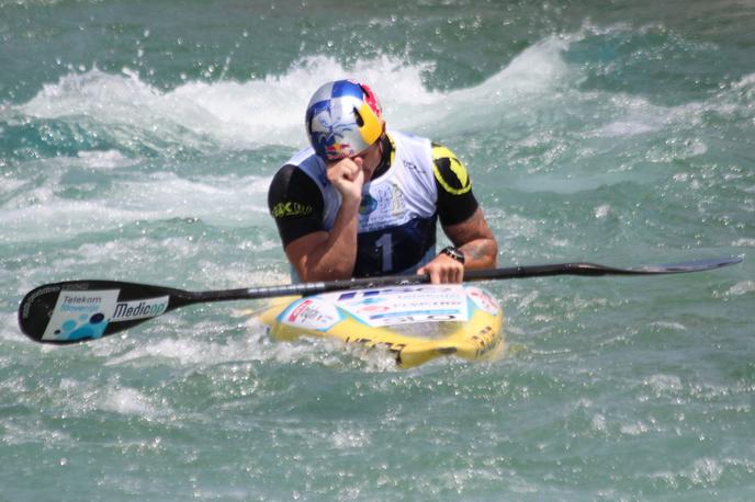 Peter Kauzer | Peter Kauzer je v finalni vožnji zgrešil vrata in ostal brez odličja. | Foto Nina Jelenc